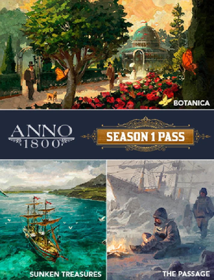 Anno 1800 SEASON 1-2-3-4 PASS ❗DLC❗ - PC ❗RU❗