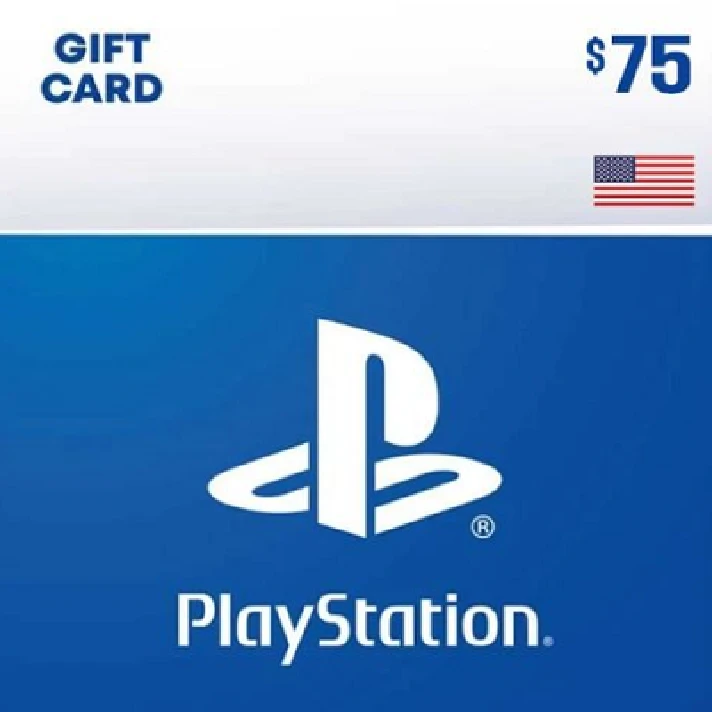 PLAYSTATION NETWORK 75$ USD ✅(USA)🎮