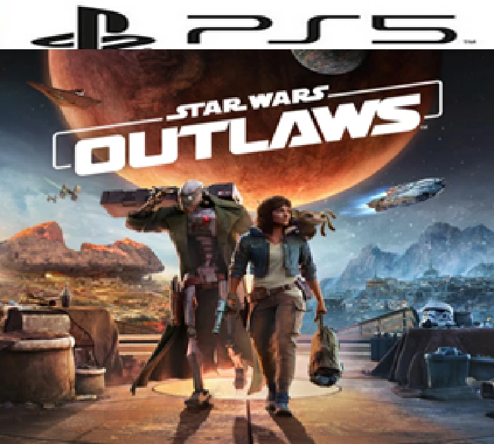 Star Wars Outlaws+DLC Wild Card-PS5 P3 for 15 days Rent