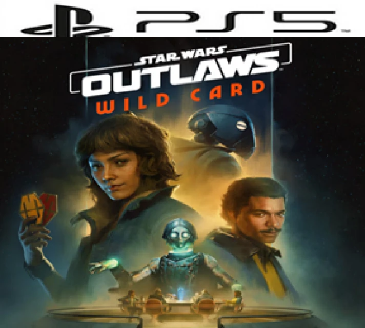 Star Wars Outlaws+DLC Wild Card PS5 P2 Rent from 7 days