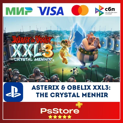🔴 Астерикс и Обеликс XXL3:Хрустальный Менгир 🎮 PS4|5 PS