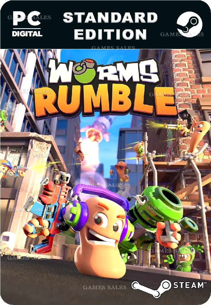 ✅💙WORMS RUMBLE💙STEAM GIFT🤖AUTODELIVERY🤖