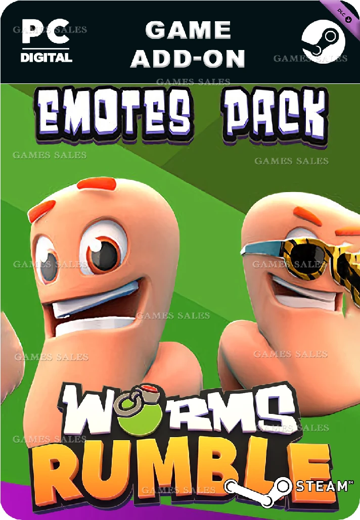 ✅💙WORMS RUMBLE - EMOTE PACK💙STEAM GIFT🤖AUTODELIVERY