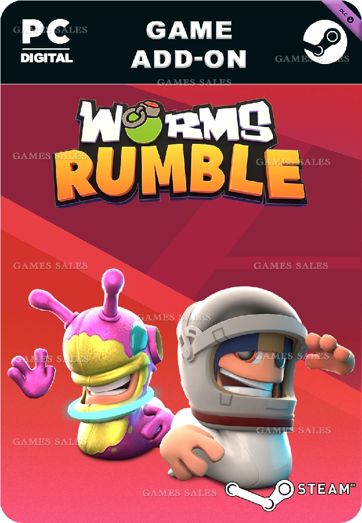 ✅💙WORMS RUMBLE - SPACEWORM AND ALIEN DOUBLE PACK💙