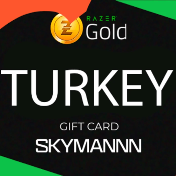 🇹🇷TURKEY🟡RAZER GOLD PAYMENT CARD🟡1-5000 TRY 🚀FAST