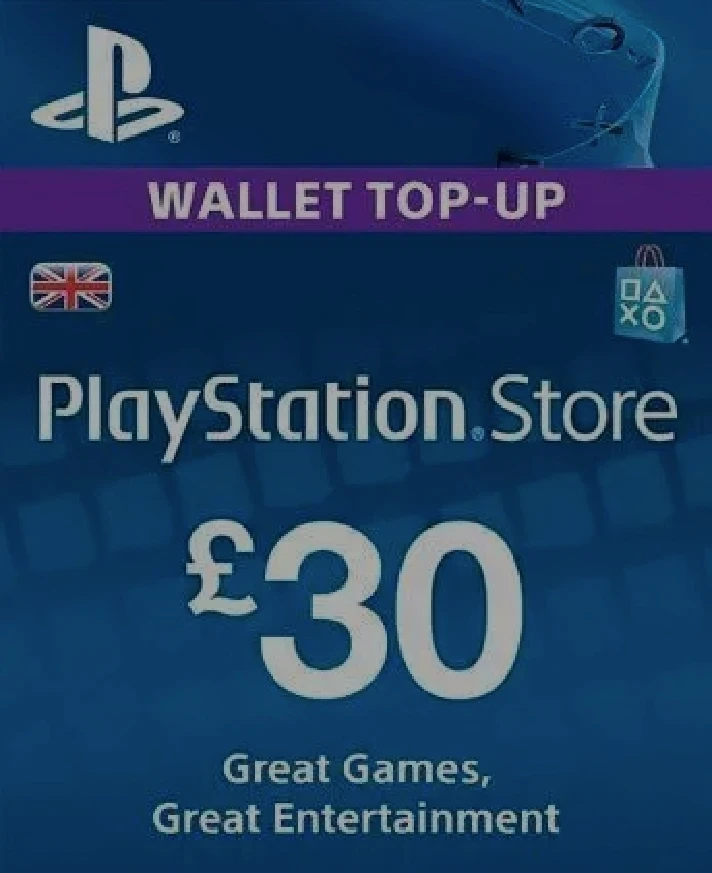 PLAYSTATION NETWORK PSN 30 GBP UK-GREAT BRITAIN