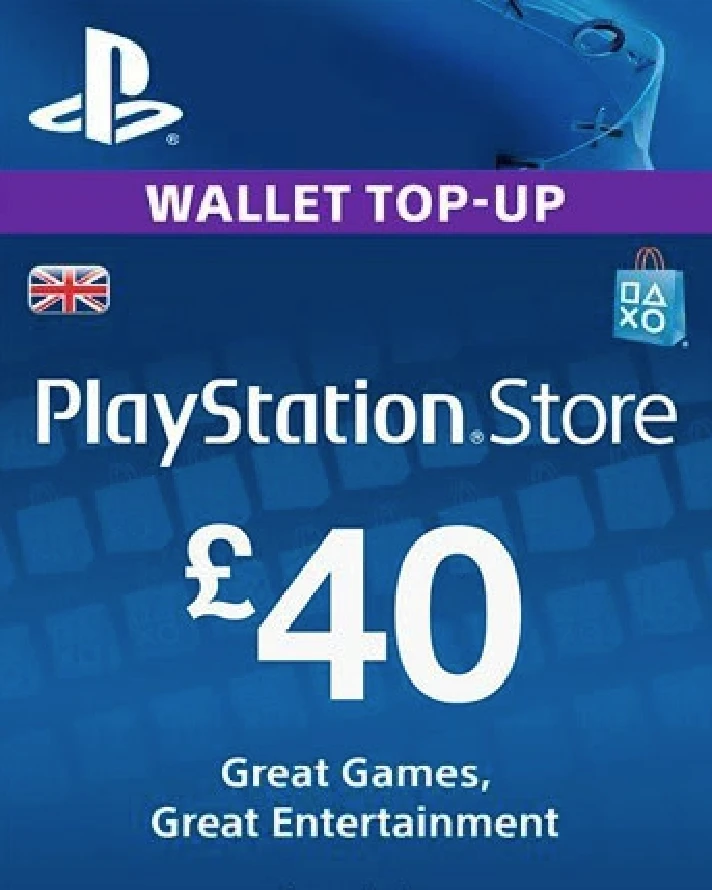 PLAYSTATION NETWORK PSN 40 GBP UK-GREAT BRITAIN