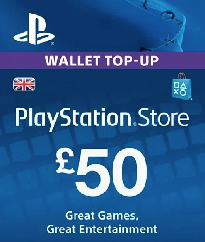 PLAYSTATION NETWORK PSN 50 GBP UK-GREAT BRITAIN