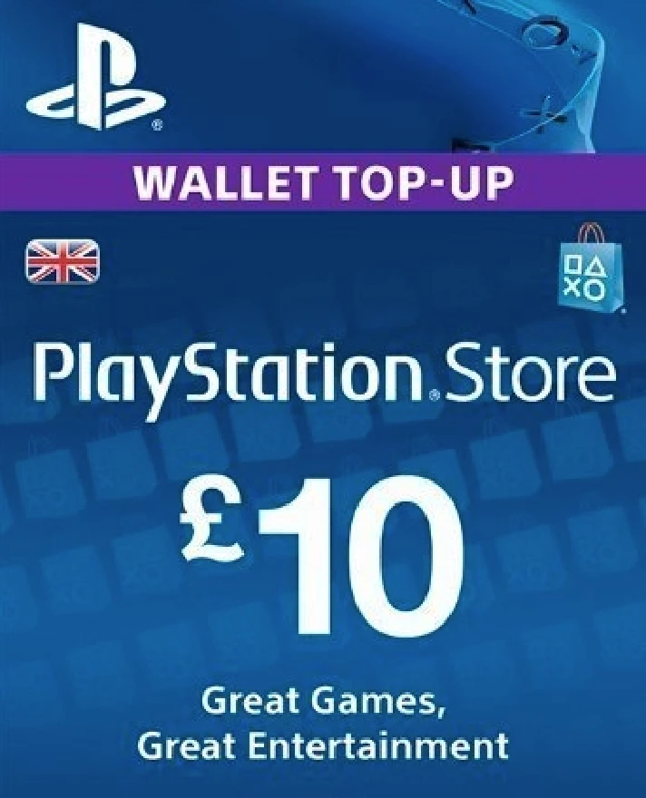 PLAYSTATION NETWORK PSN 10 GBP UK-GREAT BRITAIN