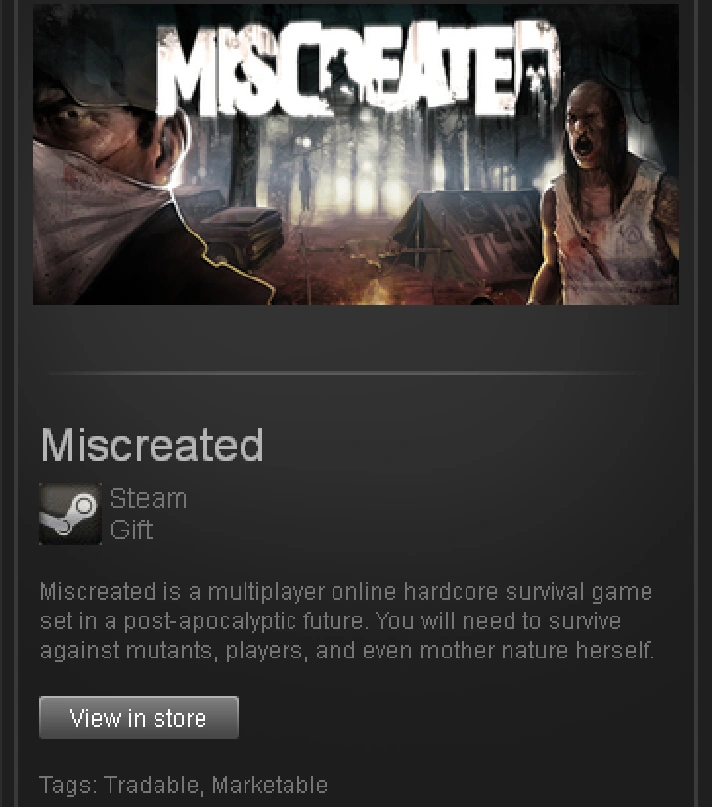 Miscreated - STEAM Gift - Region RU+CIS+UA