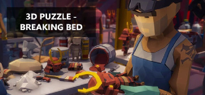 3D PUZZLE - Breaking Bed | Steam Key GLOBAL