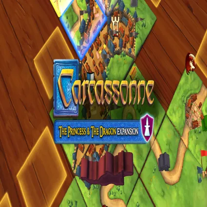 🧸 Carcassonne - The Princess  the Dragon Expansion ✅