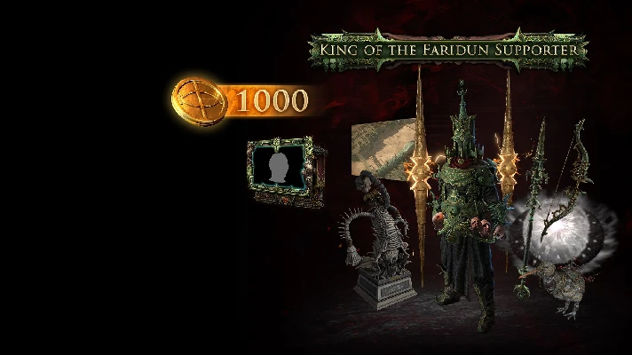 King of the Faridun Supporter Pack Path of Exile 2