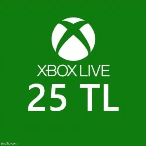 ❎Xbox Live 25 TL❎Gift Card Code TURKEY Türkiye TRY