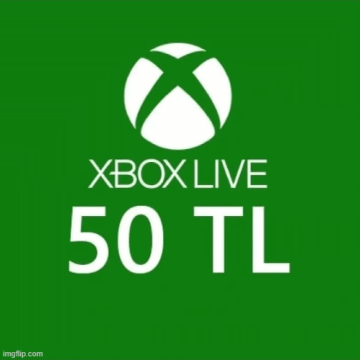 ❎Xbox Live 50 TL❎Gift Card Code TURKEY Türkiye TRY