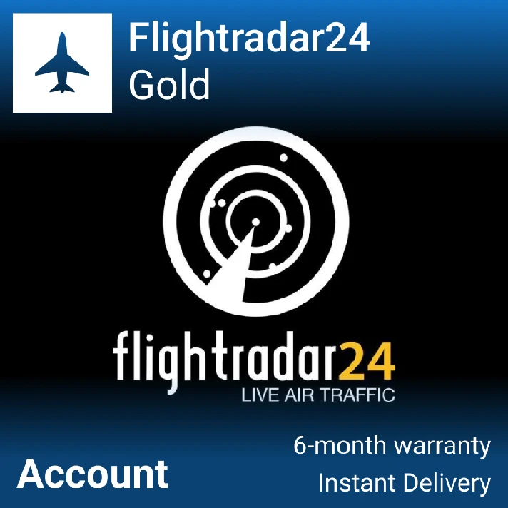 📡 Flightradar24 - Live Air Traffic 🟡 GOLD Account