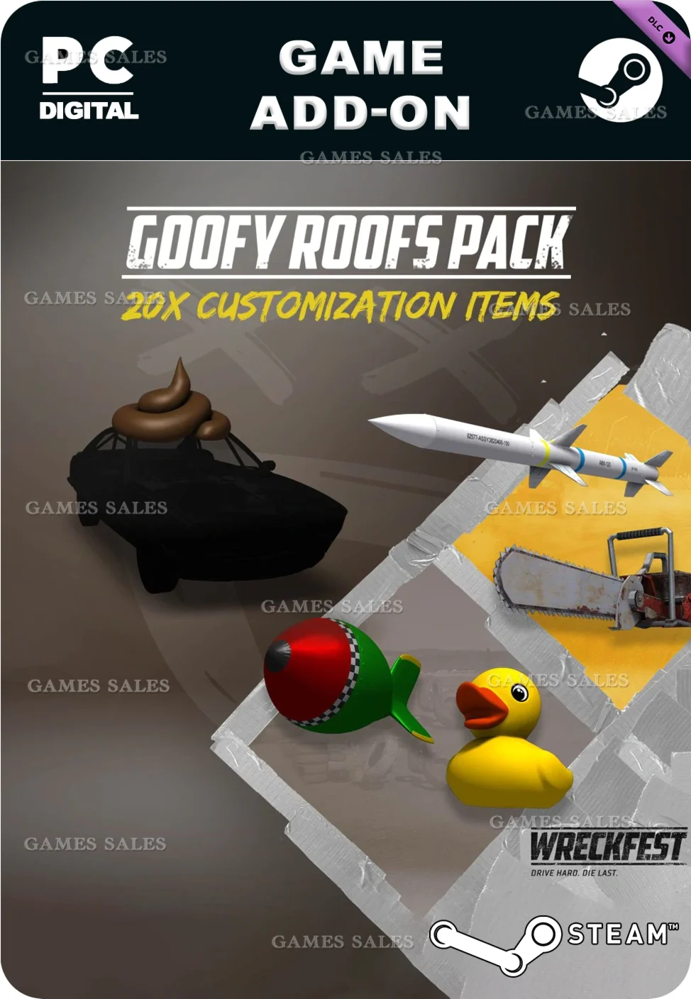 WRECKFEST - GOOFY ROOFS PACKSTEAM GIFT????АВТО