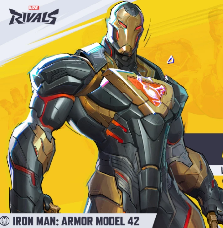 ✅Marvel Rivals Iron Man Armor Model 42 skin Key 🔑🚀 🔥