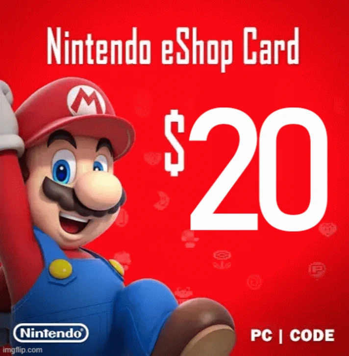 USA🔴Nintendo eShop Gift Card 20$ (USD) Code USD оплаты