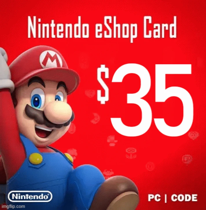 USA🔴Nintendo eShop Gift Card 35$ (USD) Code USD оплаты