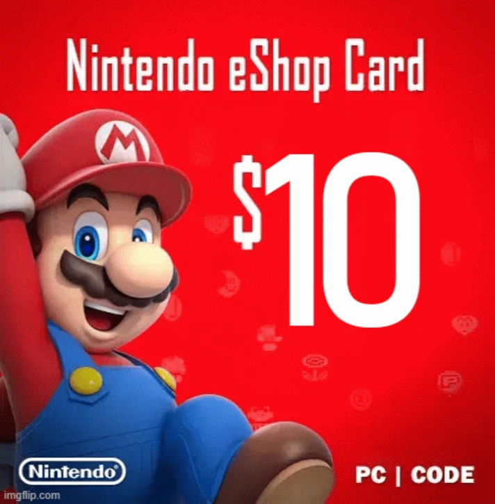 USA🔴Nintendo eShop Gift Card 10$ (USD) Code USD оплаты