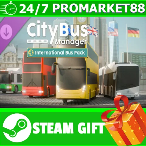 ⭐️ City Bus Manager - International Bus Pack STEAM GIFT