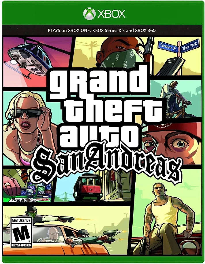 GTA SAN ANDREAS for XBOX One |  X S | XBOX 360