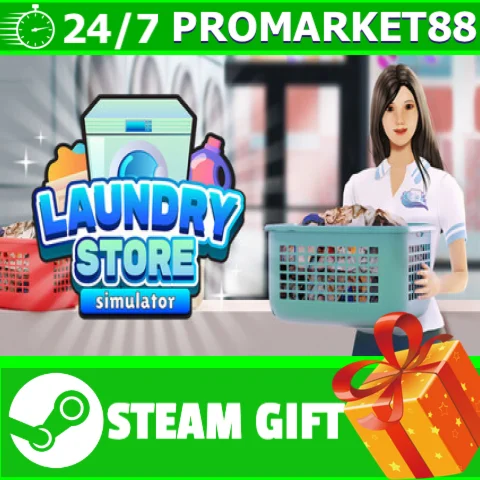 ⭐️ВСЕ СТРАНЫ+РОССИЯ⭐️ Laundry Store Simulator STEAM