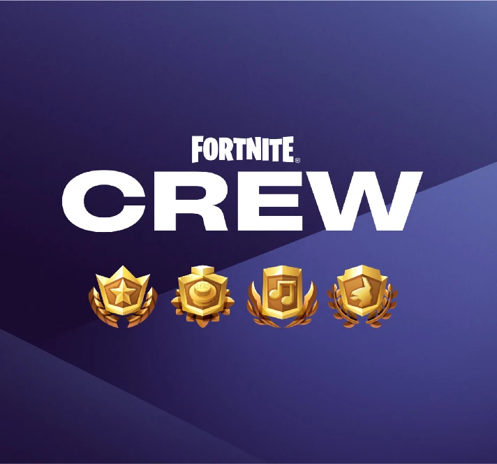 🚀FORTNITE CREW! 1 MONTH⭐BATTLE PASS 1000 V-BUCKS🚀