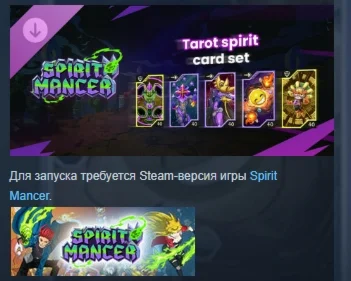 Spirit Mancer - Tarot Spirit Card Set  STEAM РОССИЯ