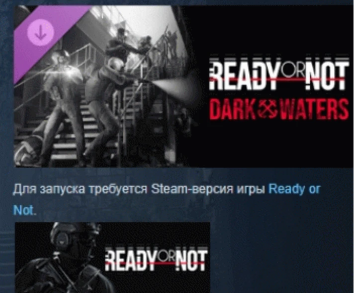 Ready or Not: Dark Waters 💎 DLC STEAM RUSSIA