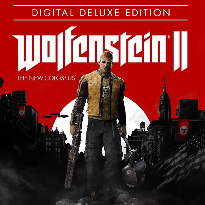 🔥WOLFENSTEIN II 2 THE NEW COLOSSUS DELUXE EDITION🔑KEY