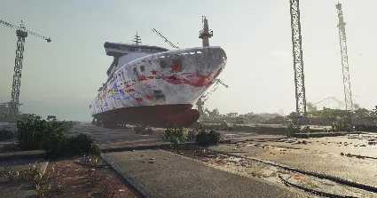 Ship Graveyard Simulator 2 Floating Cities STEAM РОССИЯ