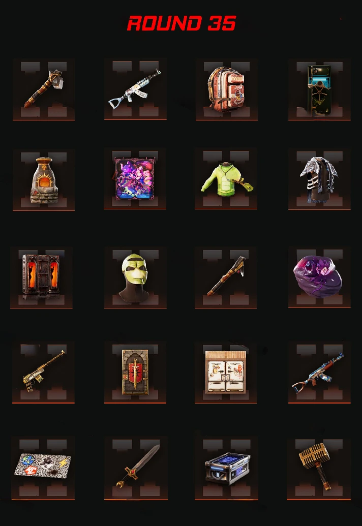 ☑️★ RUST TWITCH DROPS ★ 35 ROUND ★ 20/20 SKINS ★☑️