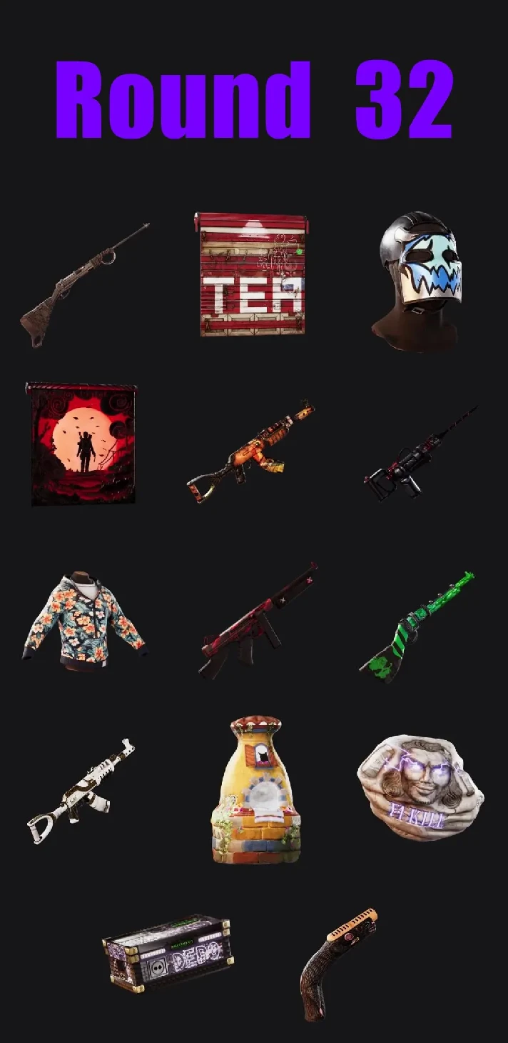 RUST TWITCH DROPS ✅ ROUND 34 AUTO ISSUE ✨ 14/14 SKINS🔥