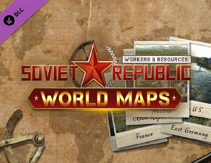 Workers & Resources: Soviet Republic World Maps STEAM🔥