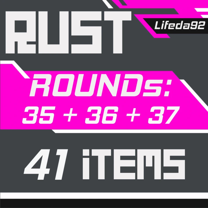 🔥RUST ✦TWITCH DROPS✦SKINS✦Rounds 35+36+37✦ 41 ITEMS+🎁