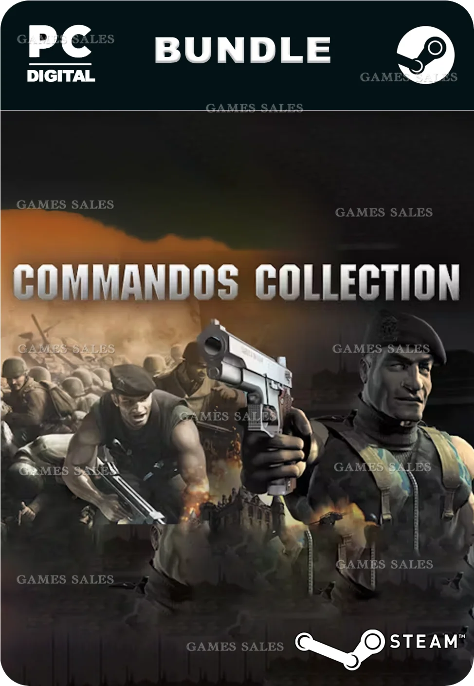 COMMANDOS PACKSTEAM GIFT????АВТОДОСТАВКА????