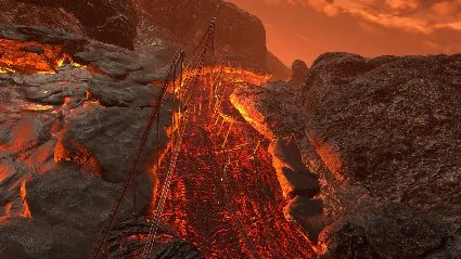 Epic Roller Coasters — Tuwhena Volcano STEAM РОССИЯ