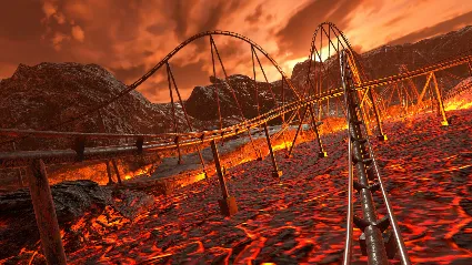 Epic Roller Coasters — Tuwhena Volcano STEAM РОССИЯ
