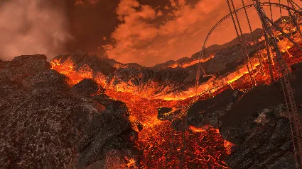 Epic Roller Coasters — Tuwhena Volcano STEAM РОССИЯ