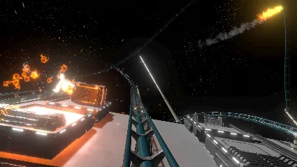 Epic Roller Coasters — Space Station DLC STEAM РОССИ