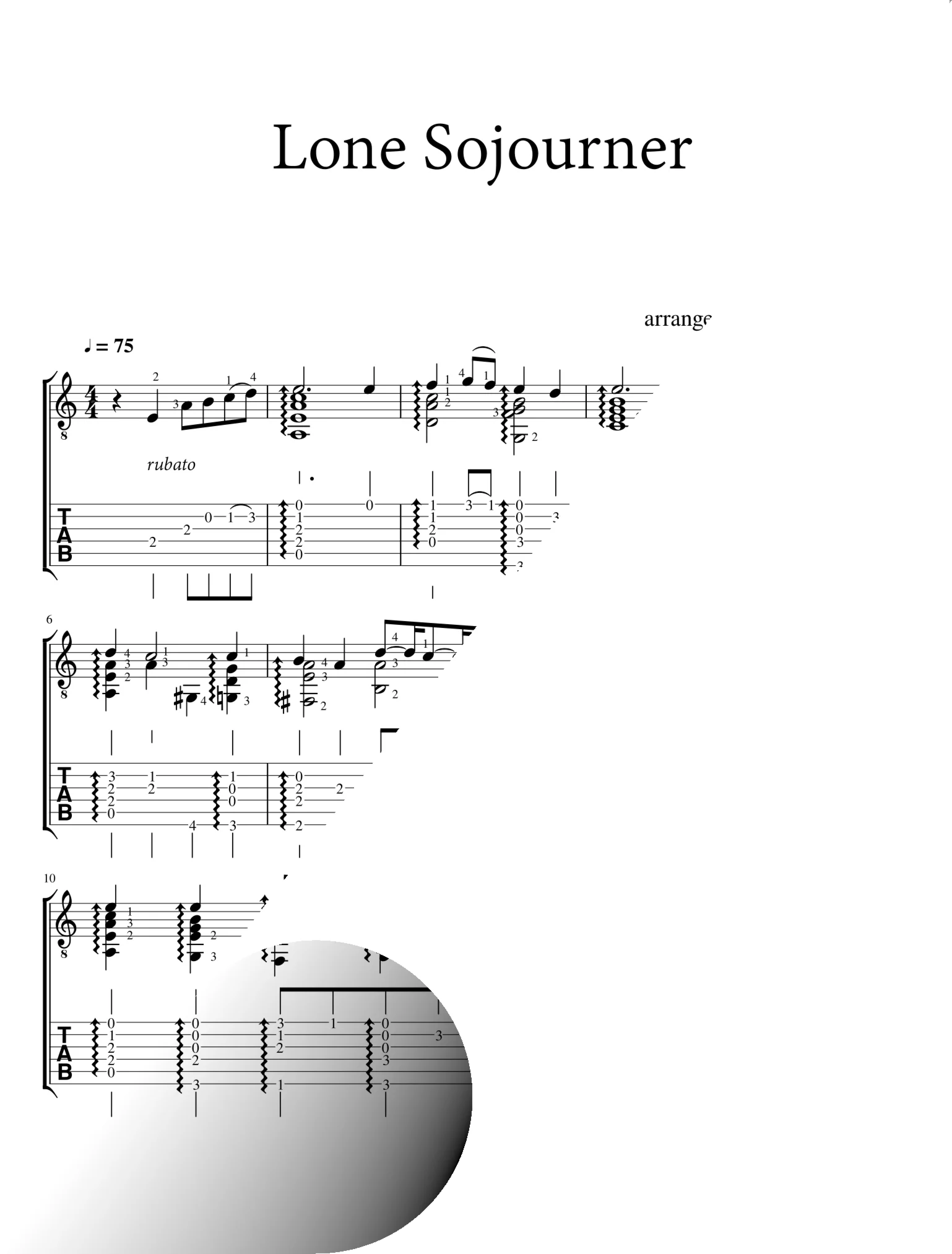 Lone Sojourner (from "Genshin Impact")