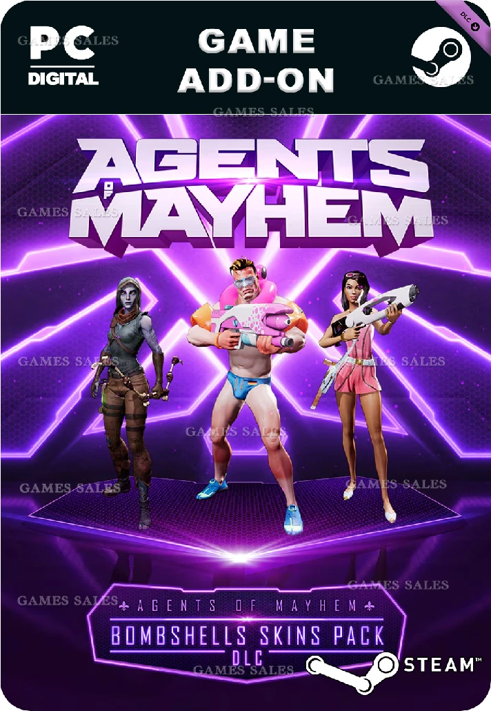 ✅💙AGENTS OF MAYHEM - BOMBSHELLS SKINS PACK💙STEAM GIFT