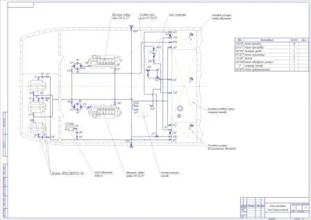 Схема топливная. Схема принципиальная