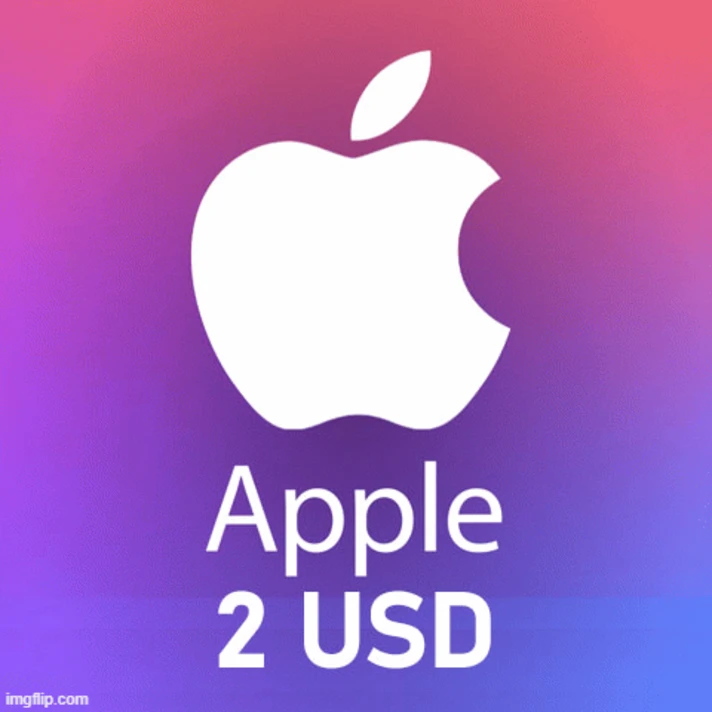 🍎iTunes App Store 2 USD🍎Gift card Apple USA code Код