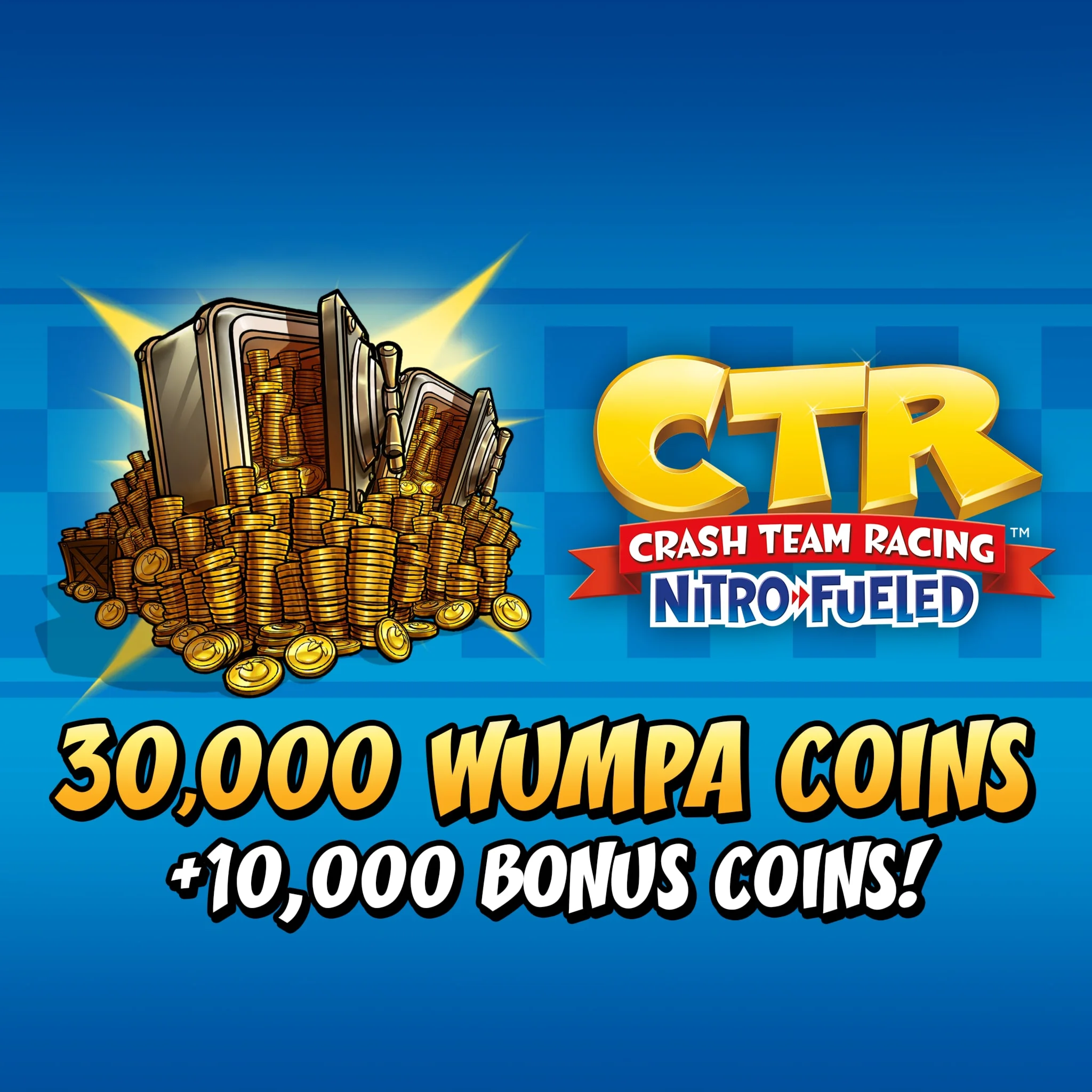 Crash Team Racing NitroFueled 30000 10000 Mонет Wumpa