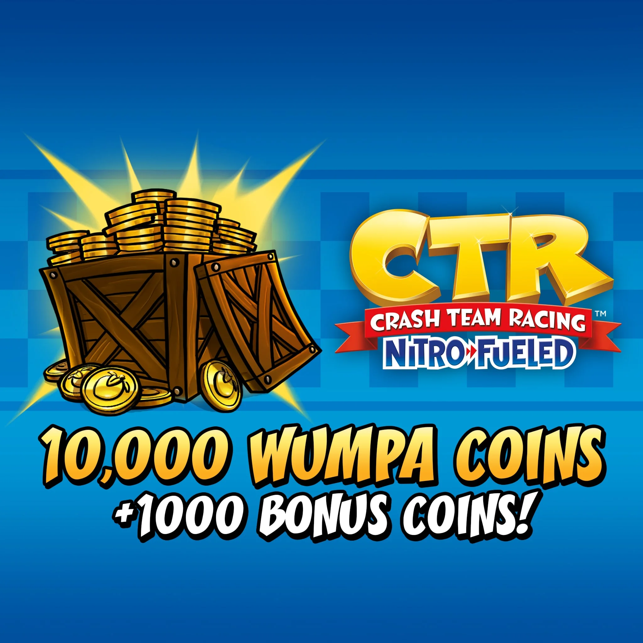 Crash Team Racing NitroFueled 10000 1000 Mонет Wumpa