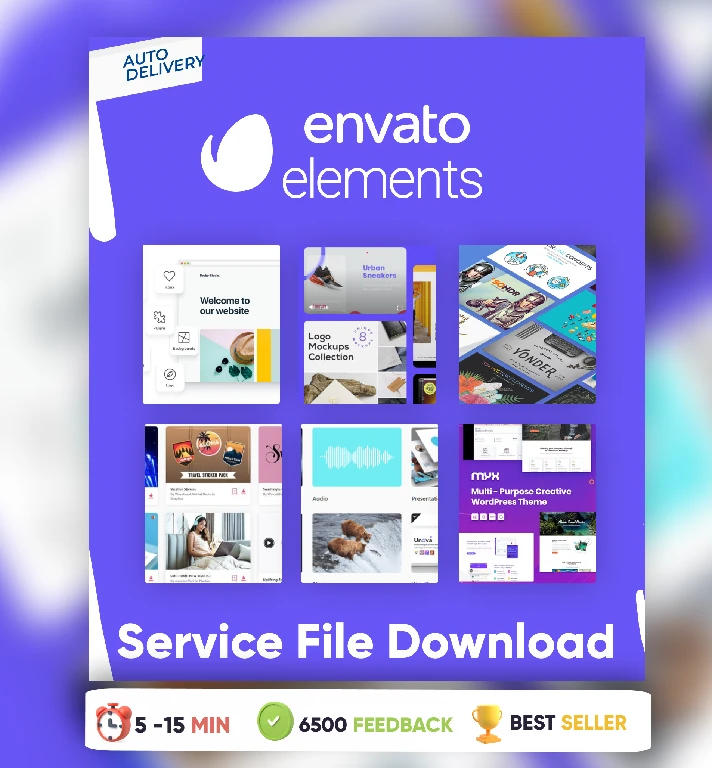 ⭐ENVATO ELEMENTS 14-365 DAY DOWNLOADER PANEL✅ AUTO 🕓