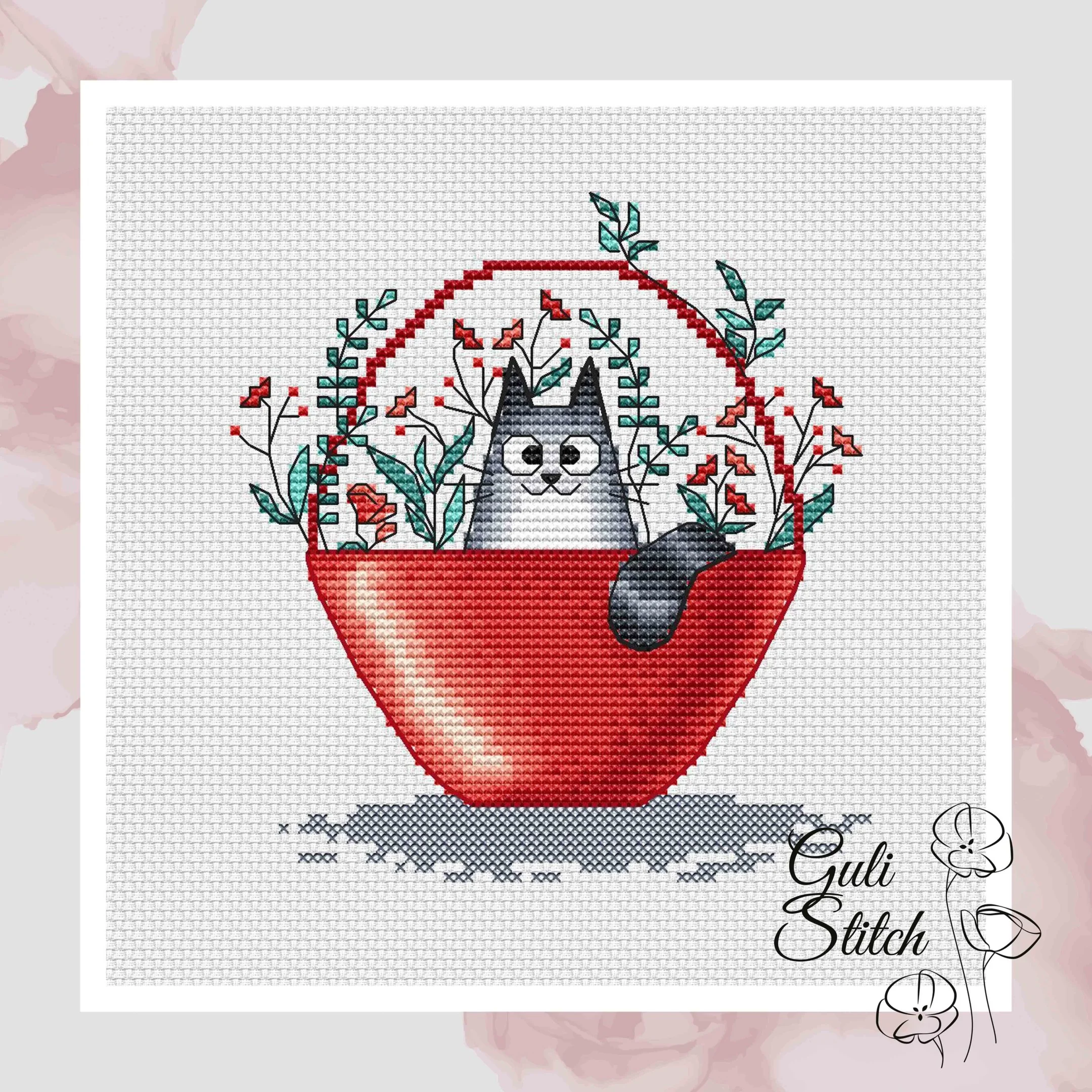 Схема для вышивки крестом 